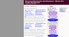 Desktop Screenshot of musicsynthesizeriq.com